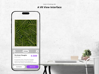 Daily UI Challenge #86 3d model augmented reality. design games mobile design oculus ui uichallenge ux uxdesigner uxui virtual reality vr vr shopping