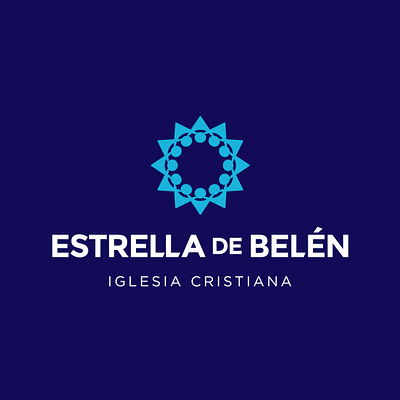 Estrella de Belén graphic design logo