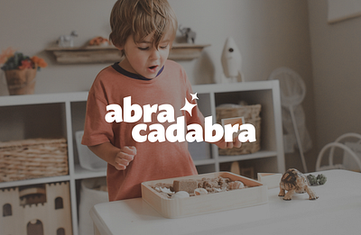 Abracadabra branding branding identity center kids logo children certer design graphic design icon illustrator logo photoshop