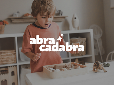 Abracadabra branding branding identity center kids logo children certer design graphic design icon illustrator logo photoshop