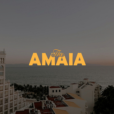 The Amaia branding graphic design logo