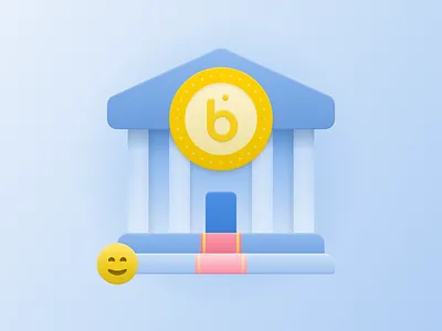 Welcome to the bank. b bank blu building welcome