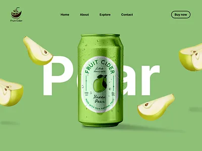 Juice can carousel - 3D animation 3d animation carousel figma web design