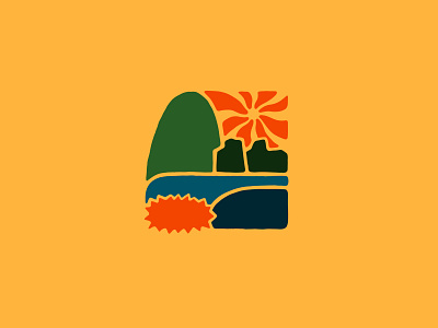 Sun and Wave Illustration illustration logo nicaragua ocean sun surf tropical vector wave