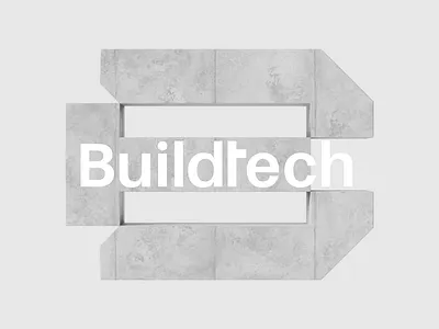 Buildtech logo animation 3d animation design graphic design motion design motion graphics typography