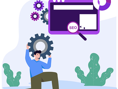 Seo Optimization Animation animation design graphic design growth illustration male motion graphics person plant search searching seo seo analysis seo illustration seo landind seo marketing seo optimization style type website content