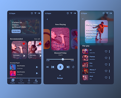 Playlist ui design .... What do you think figma ui