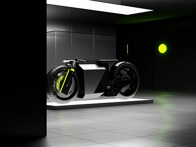 Polestar E-Bike 3d animation bike blender cgi design ebike electric electricbike electrictransport green motorcycle polestar render tesla