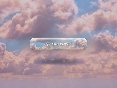 007 dailyui – cloud button 3d button cloud cta skeuomorphic button ui