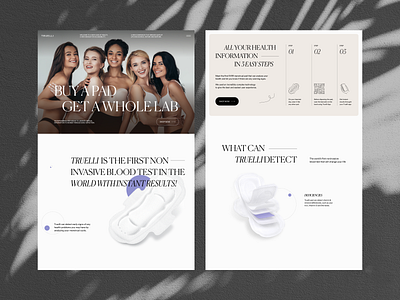 Truelli. Promo Website. Style Exploration beauty branding design desktop fashion layout mobile promo typography ui ux website
