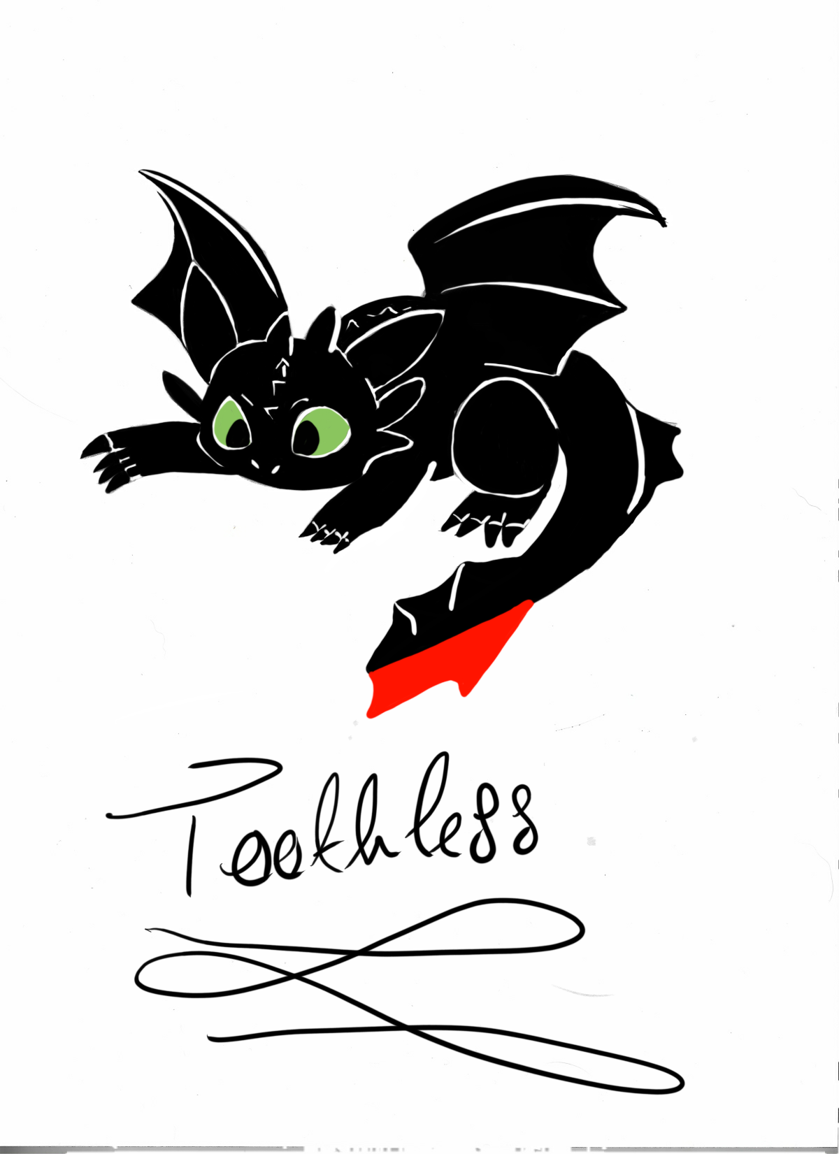 Toothless by Jessica on Dribbble