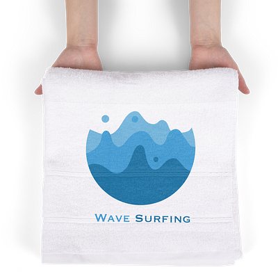 Wave Surfing branding logo ui
