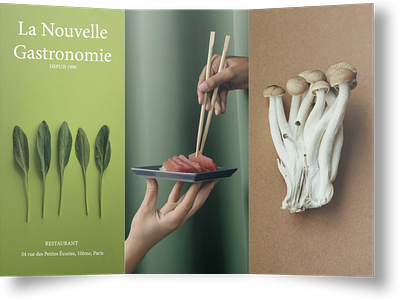 "Indulge in Culinary Delights: La Nouvelle Gastronomie Flyer branding graphic design ui