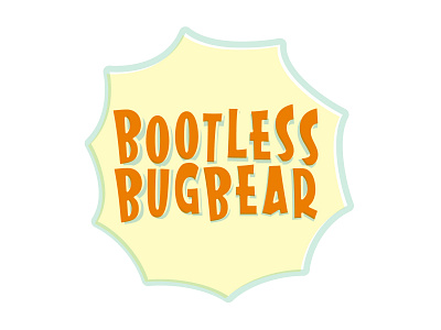 Bootless Bugbear Logo branding graphic design logo logotype vector