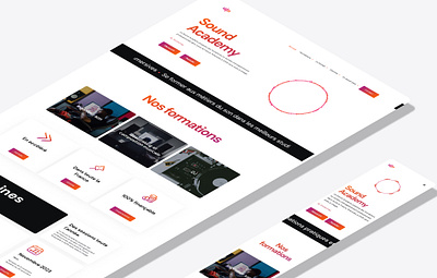 Sound Academy - Webflow