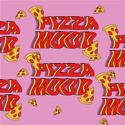 Savor Every Moment: Pizza Mood Pizzeria Logo branding graphic design logo ui
