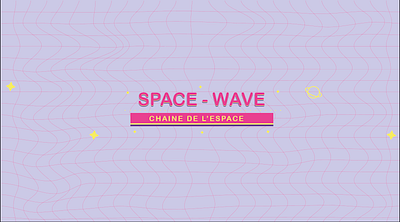 Cosmic Currents: Space Wave YouTube Background branding graphic design ui