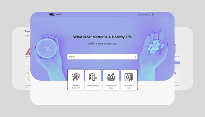 Drugstore/Pharmacy website ui user interface uxdesign web design