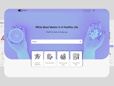 Drugstore/Pharmacy website ui user interface uxdesign web design