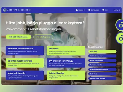 En till "hobby-förbättring", denna gång Arbetsförmedlingen.