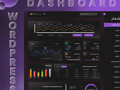 Modern WordPress Dashboard adminpanel animation branding dashboarddesign digitaldesign graphic design logo motion graphics ui uiinspiration uiuxdesign userexperience webdesign webdevelopment wordpress wordpressdashboard