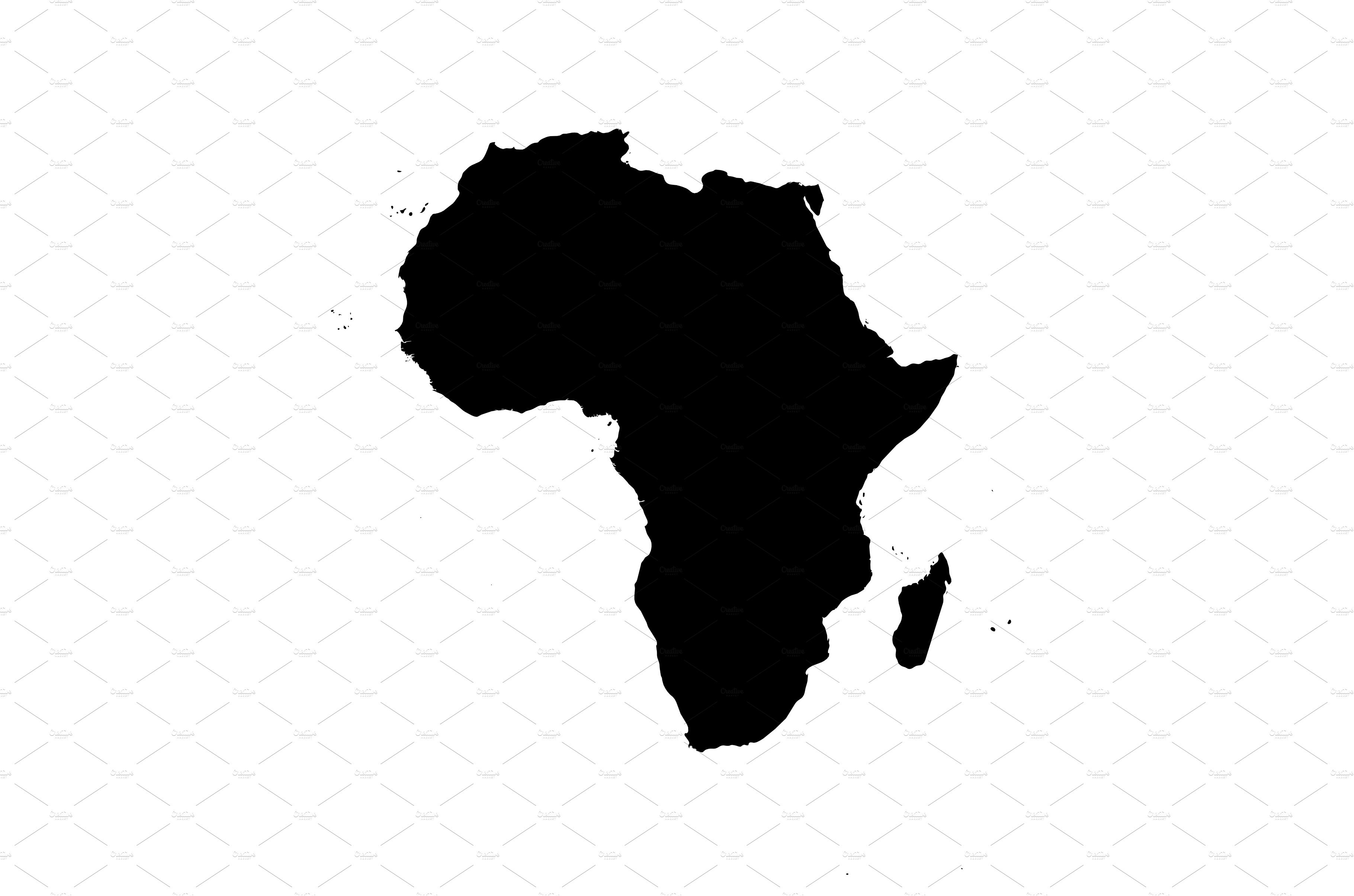 Africa - high detailed silhouette by Petr Polák on Dribbble