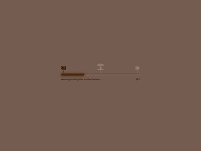 Daily UI : Progress Bar brown coffee component dailu ui design figma ui ux