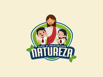 Logo Clube de Aventureiros Natureza aventureiros branding clube desbravadores graphic design logo