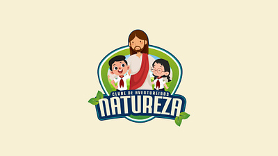 Logo Clube de Aventureiros Natureza aventureiros branding clube desbravadores graphic design logo