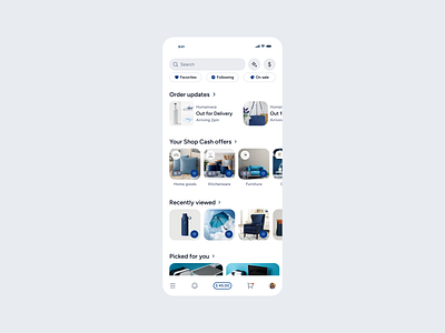Online Marketplace Mobile App Design @ Flagship app design ecommerce figma mobile mobile app online shopping product design ui uiux ux
