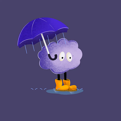 Rain Cloud animation graphic design illustration motion graphics