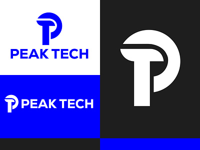 Peak Tech Logo Design. adobe adobe illustrator adobe photoshop branding design graphic design illustration logo
