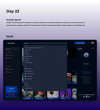 Day 22 Challenge: Design search bar
