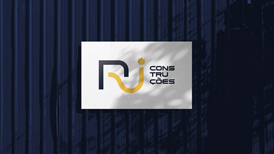 Logo Design - RJ Construções branding brasil construtora construção graphic design identidade visual logo logo design logo r logo rj