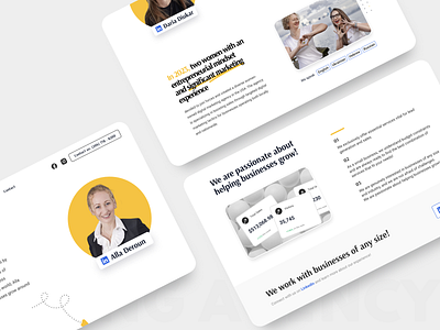 Digital Marketing Agency Redesign Project agency brand branding creative design figma illustration marketing mvp prototype redesign startup ui ux web