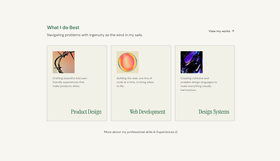 Portfolio Snaps design developer frontend mockup personal portfolio ui uiux web