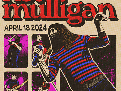 Hot Mulligan Gig Poster band band merch gig poster music poster