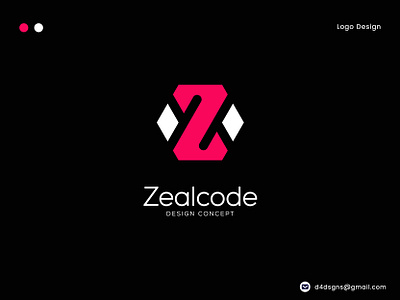 Zealcode Letter Z Logo Hexagonal Concept logo designer brand identity branding business logo d4dsgns design graphic design letter z logo logo logo design logotype vector zealcode logo