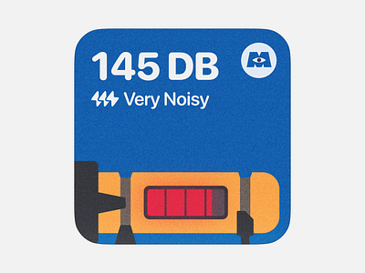 Noise Control Widget iOS corporation ios mobile monster noise ui ux widget