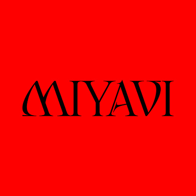 MIYAVI artist bloody branding dark design event miyavi music typography