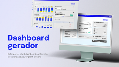 Dashboard Gerador bi dashboard energia gerador investidor solar