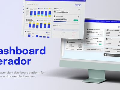 Dashboard Gerador bi dashboard energia gerador investidor solar