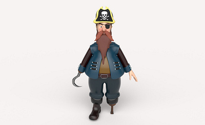 3d pirate model 3d 3d modeling maya model pirate