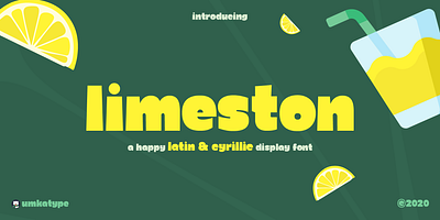 Limeston - Display Font animation font bold font childbook font chubby font cute font display font font design fun font кириллица