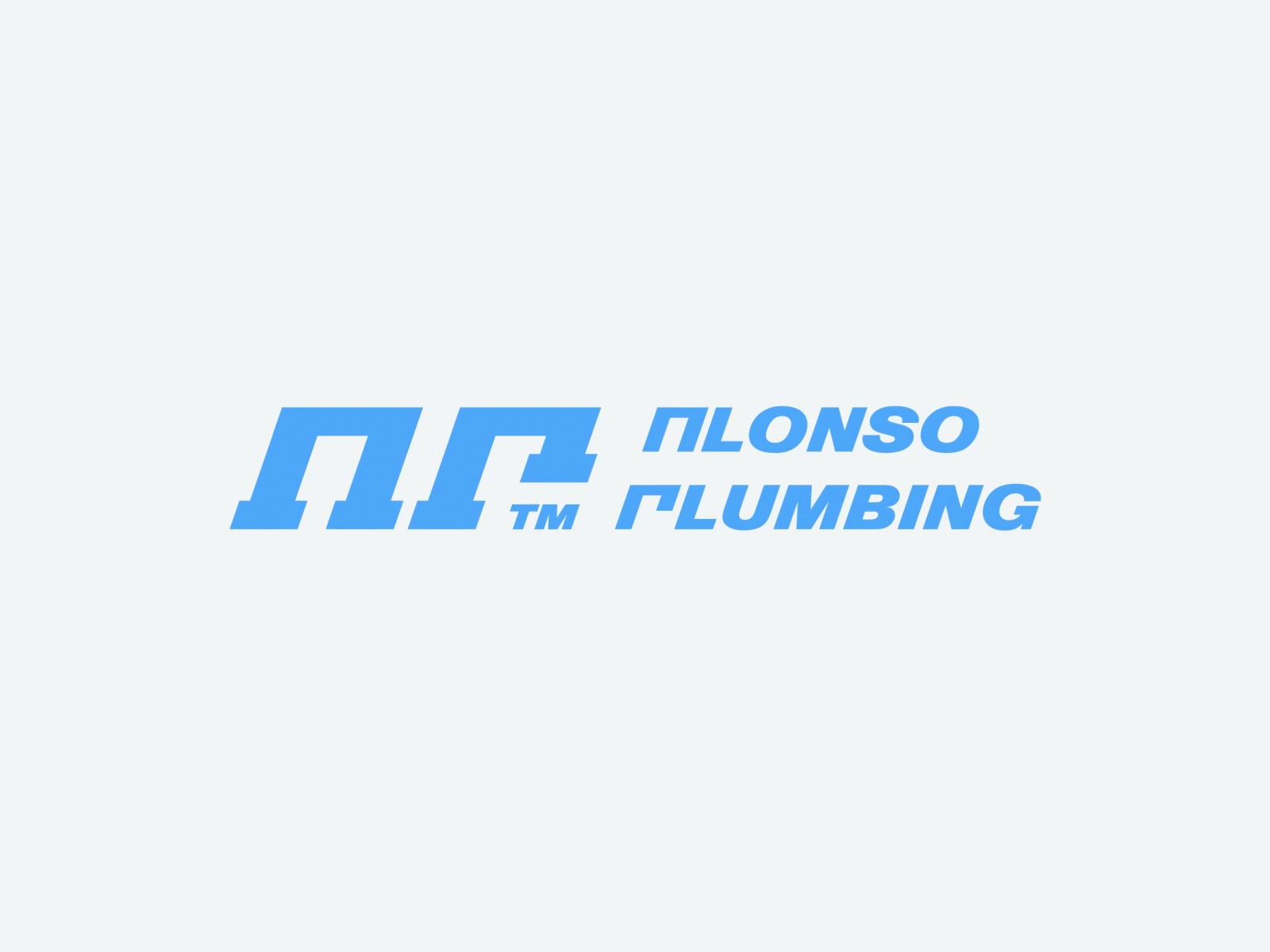 Alonso Plumbing Logo/Animation animation ap branding lettermark logo logoanimation monogram motion graphics plumb plumbing tool