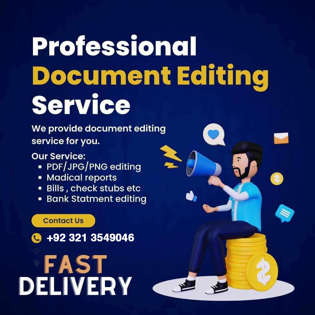 Professional Document Editing Service #editbankstatements by PDF ...