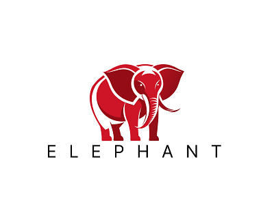 Elephant Logo animal animal graphic design animal logo design branding design elephant elephant graphic design elephant logo elephant logo design graphic design illustration logo vector