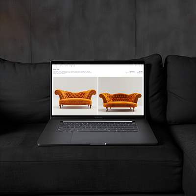 Luxury Furniture Store Website design ecommerce furniture store mobile design store ui ui design website design website store