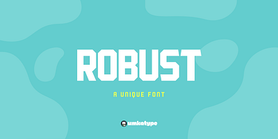 Robust - Bold Display Font bold font font design geometric font modern font sans serif font