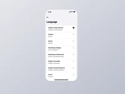 Language Mobile App Ui app design language language dashboard language design language interface language menu language option language page design language pager language panal language picker language screen language screen design language setting language switch language ui language view screen ui